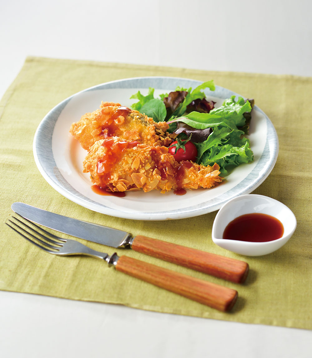 魚のアーモンドフライ