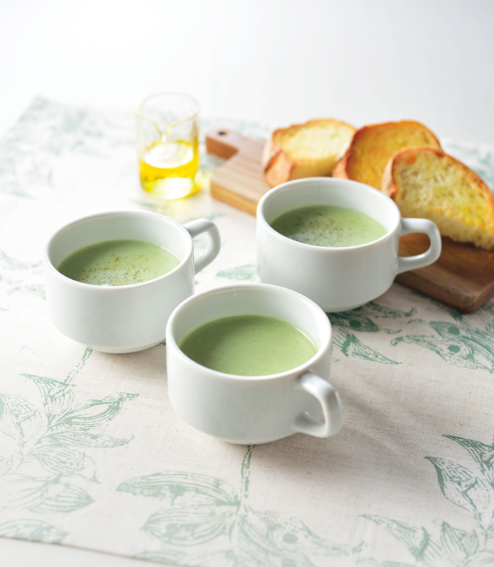 青汁とポテトのグリーンポタージュ