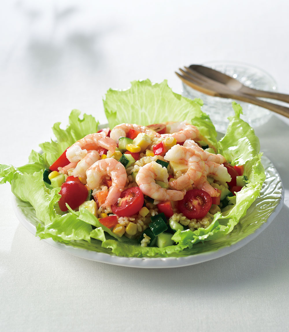 カラフル玄米ごはんサラダ