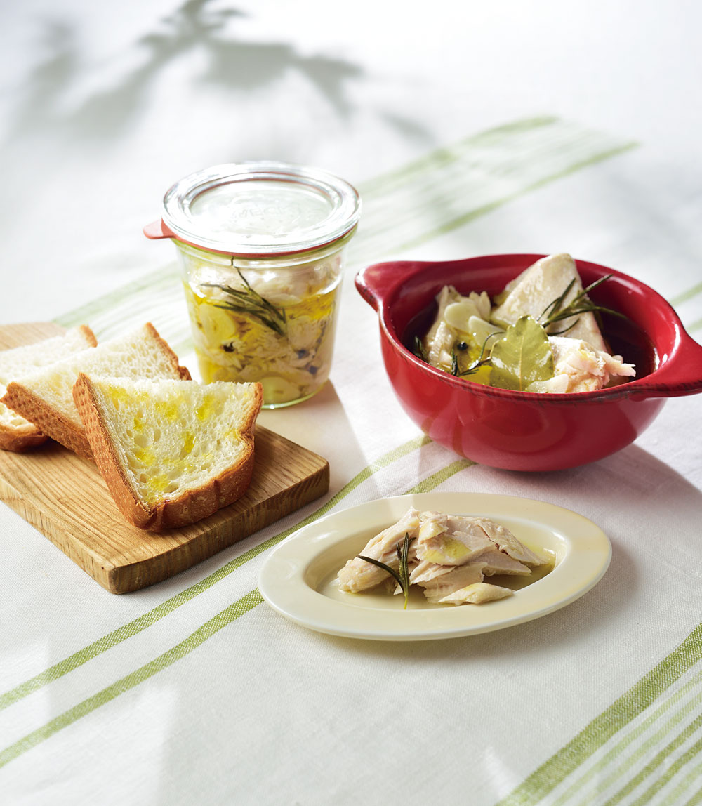 オリーブオイルが決め手！ 自家製ツナ