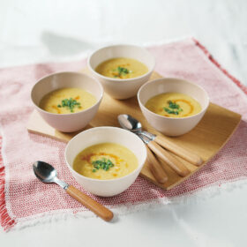 濃厚熱々中華風コーンスープ