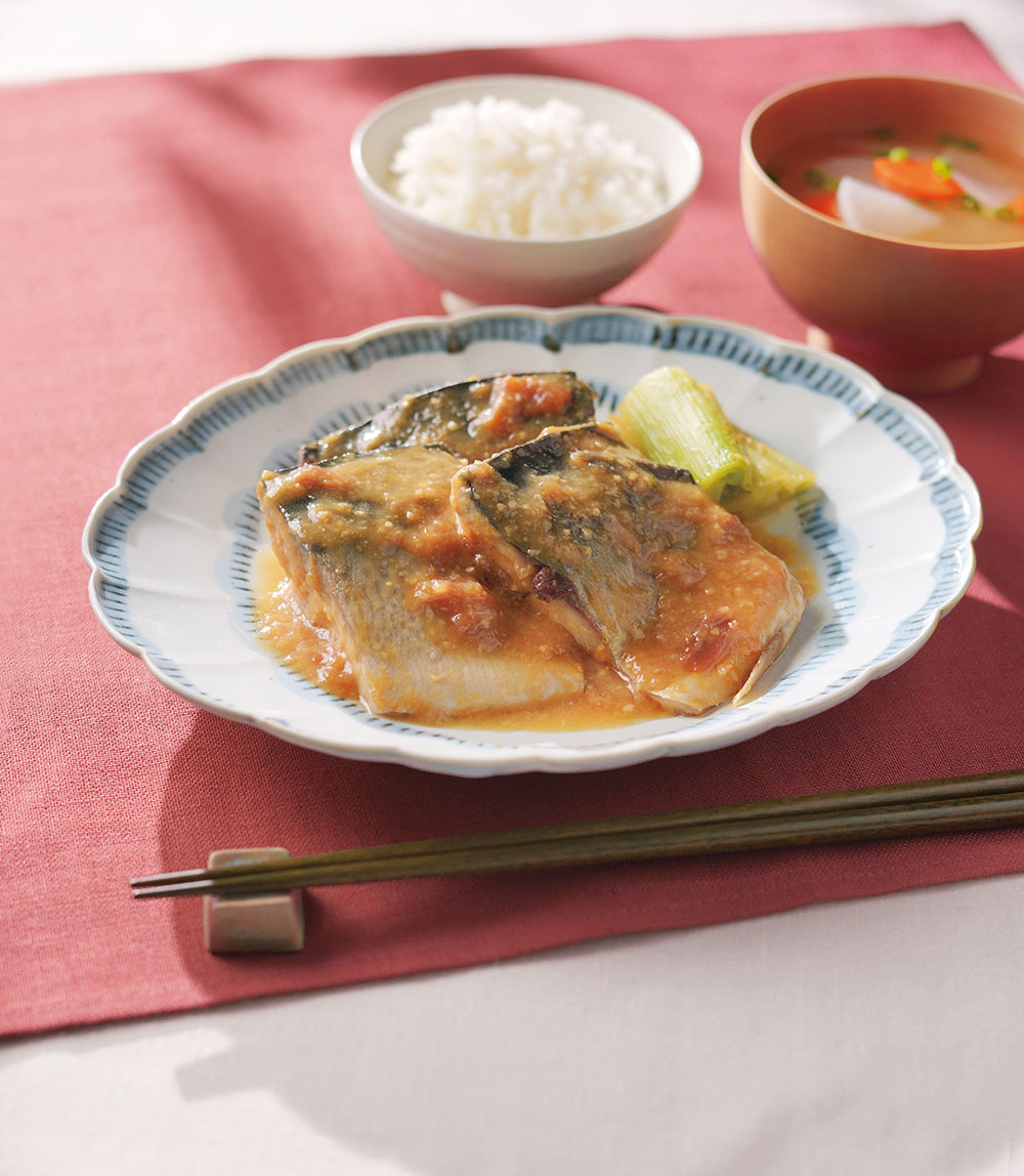 サバのみそ煮 梅風味