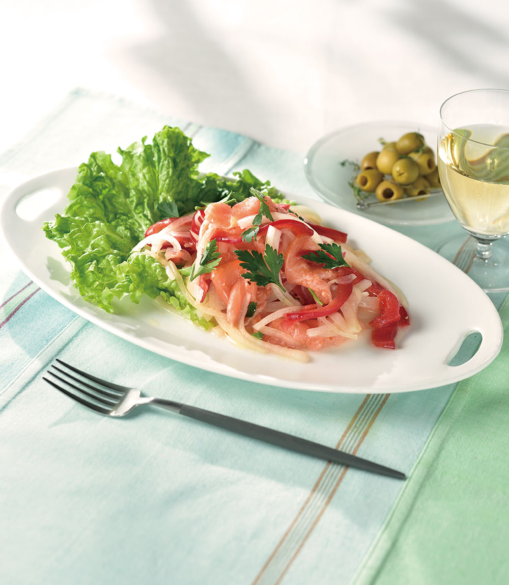 サーモンマーマレードマリネ