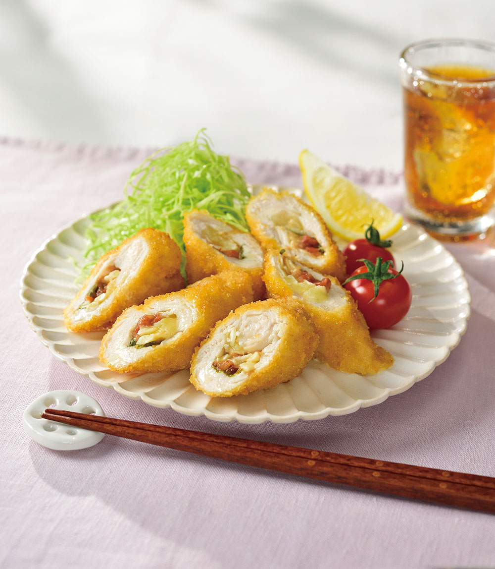 ささ身の梅しそチーズフライ