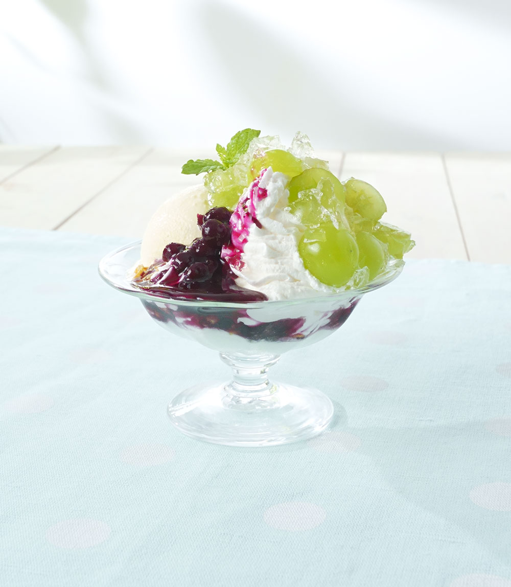 マスカットゼリーサンデー