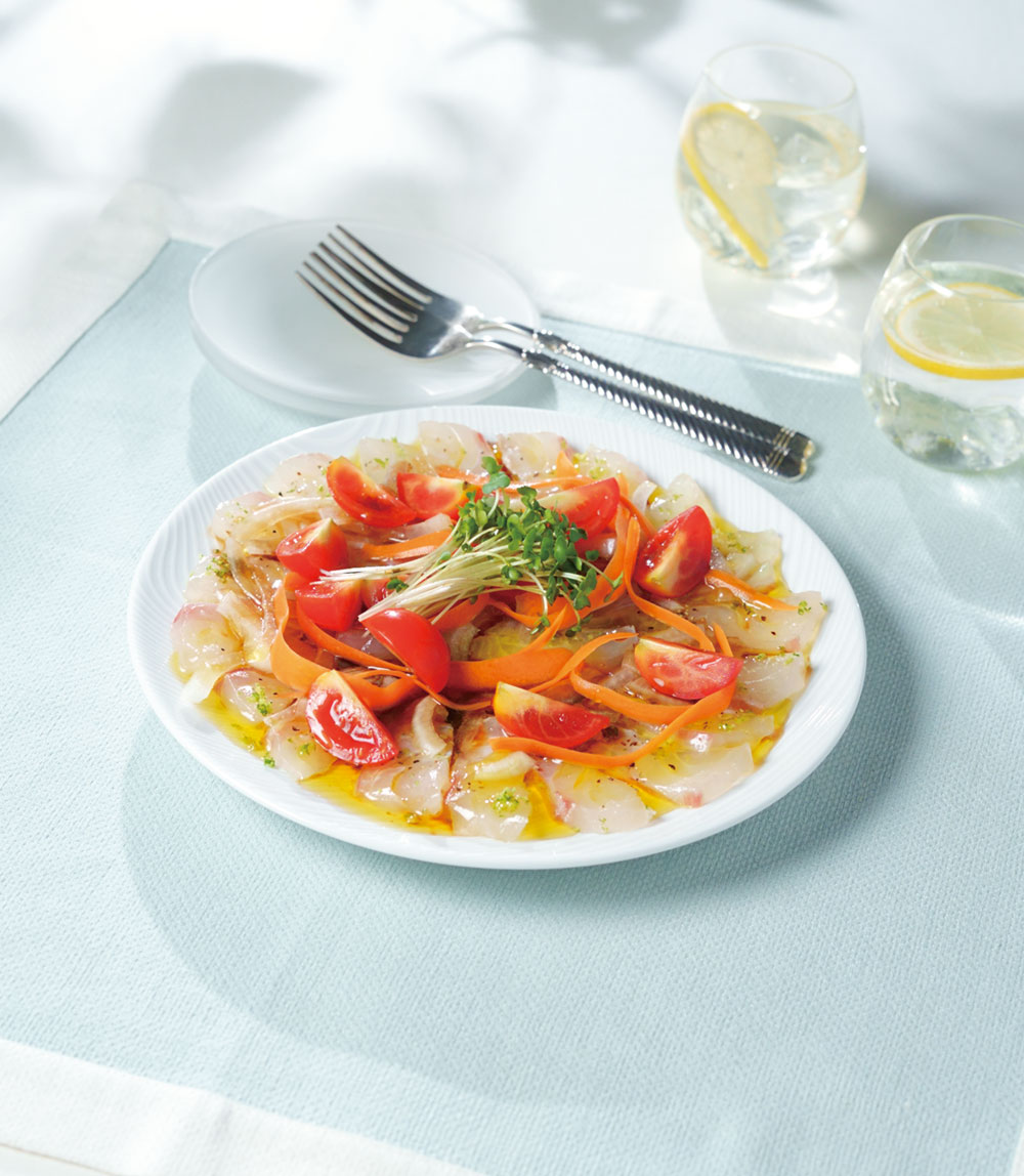 鯛のカルパッチョ