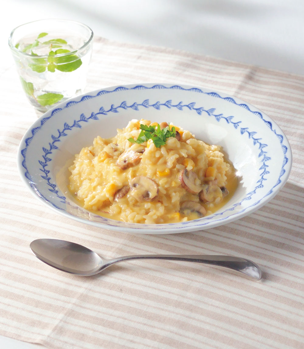 コーンクリームリゾット