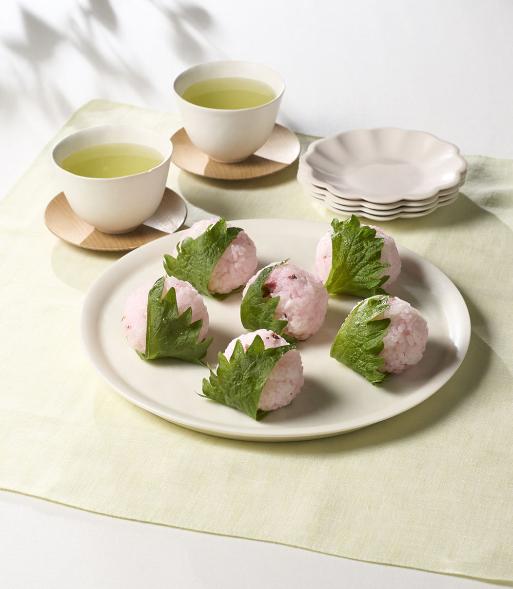 桜餅風おにぎり