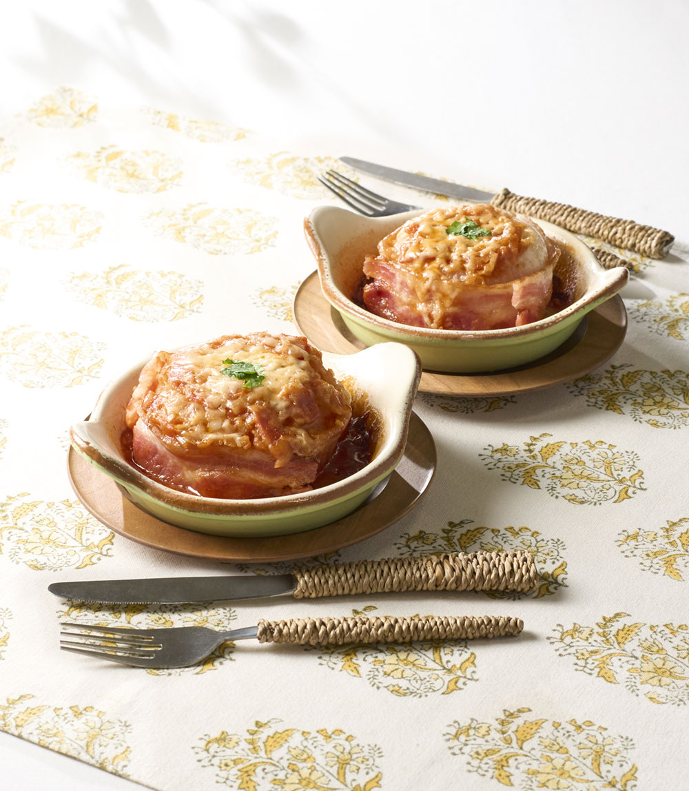 新玉ねぎのレンジファルシ