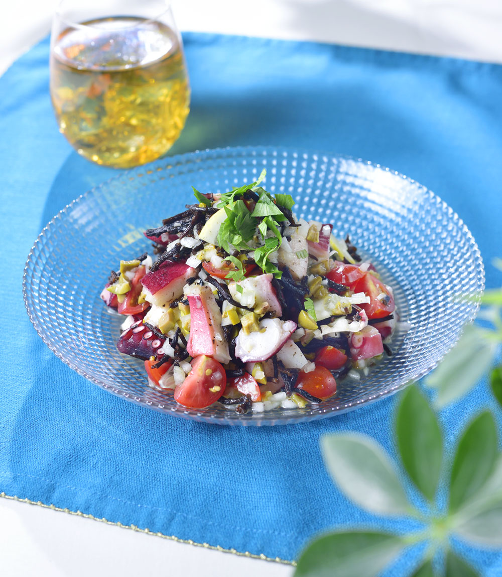 タコとひじきのマリネ