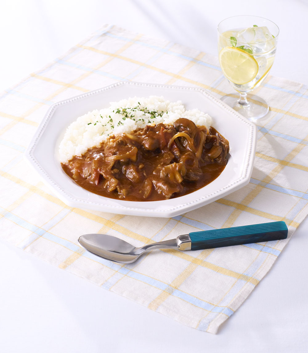 レンジでハヤシライス