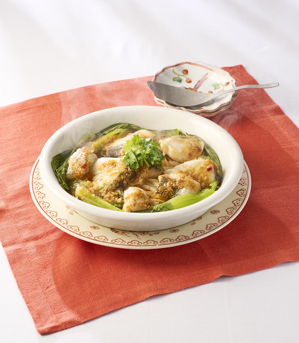 レンジでたらの中華蒸し