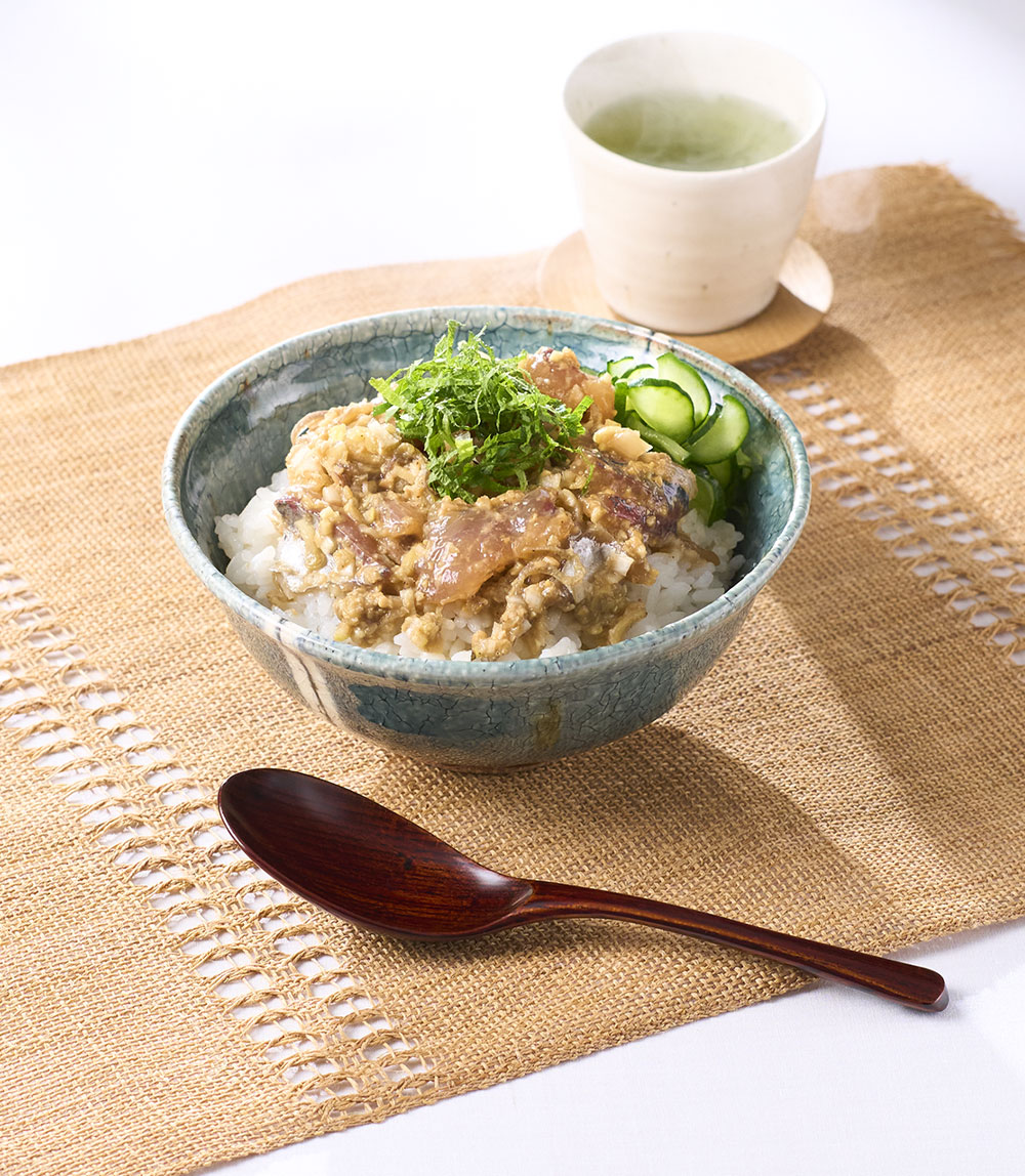 鯵のなめろう丼