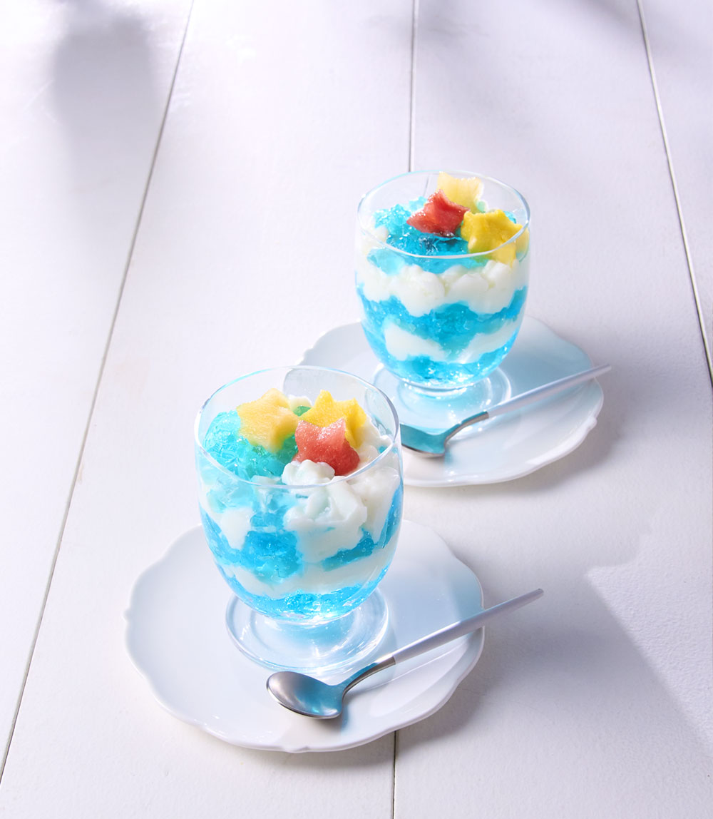 七夕空色ゼリー