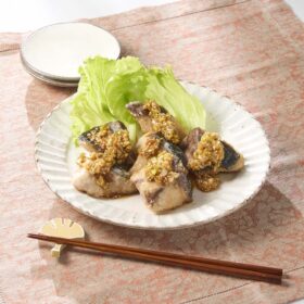 ぶりの竜田揚げ香味たれがけ