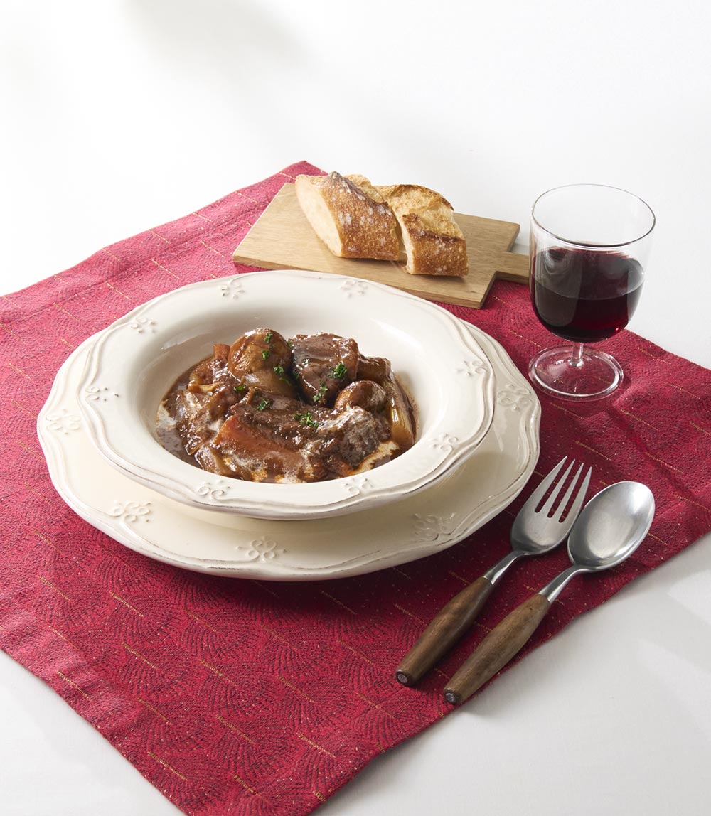 牛肉の赤ワイン煮 炊飯器仕込み