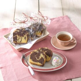 しっとりマーブルケーキ