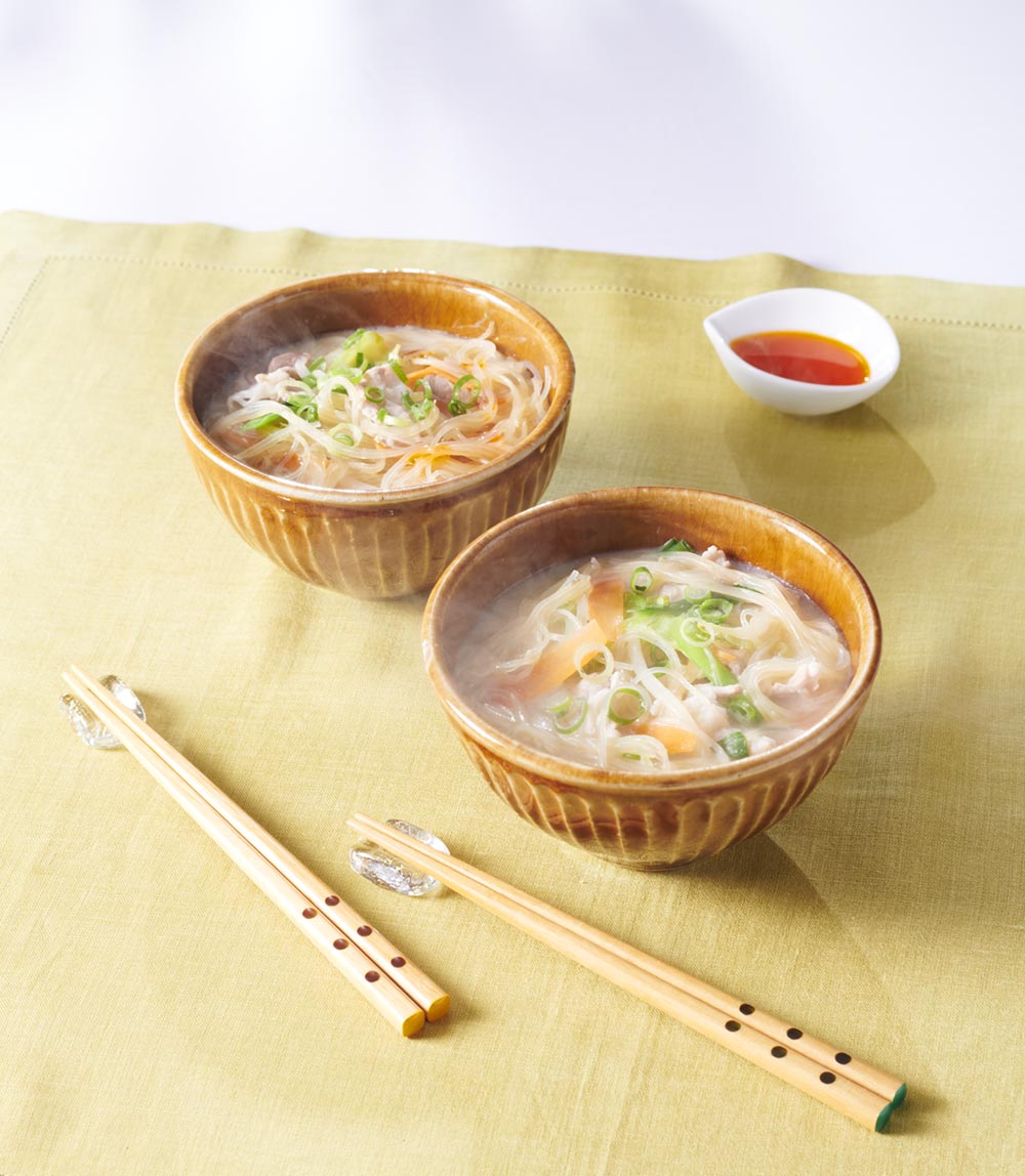 とんこつ春雨スープ