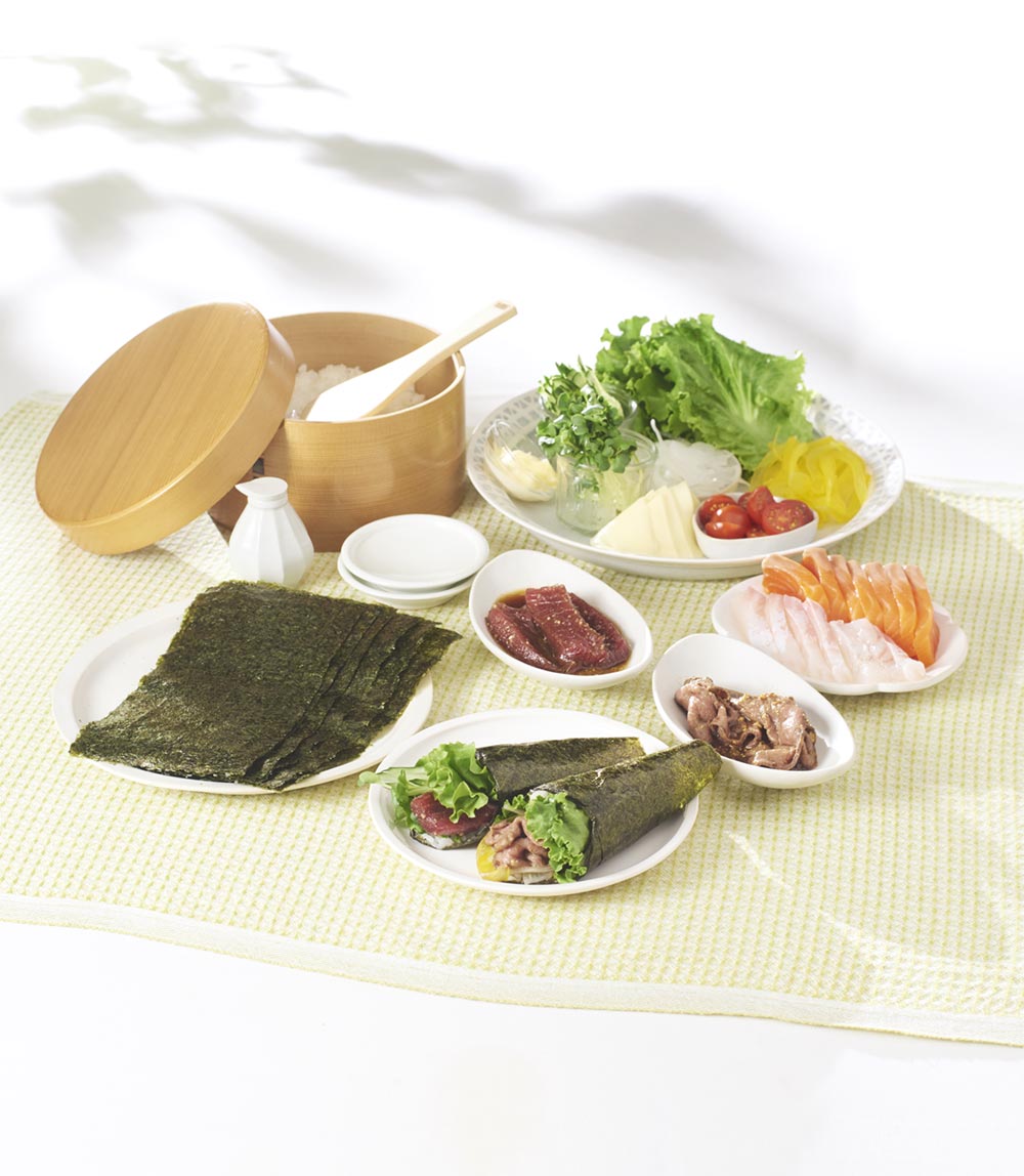 サラダ手巻き寿司