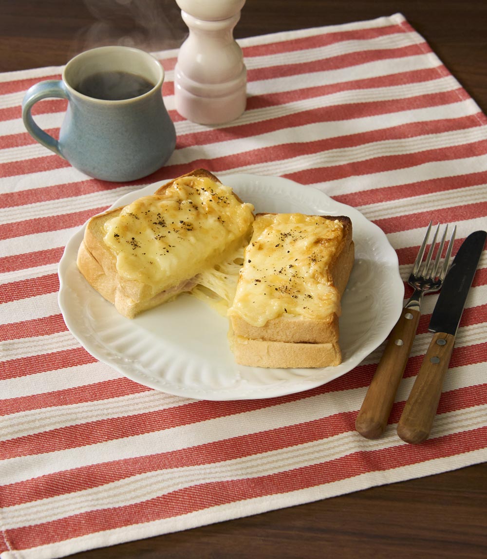 グリュイエールで本場の味！チーズたっぷりクロックムッシュ