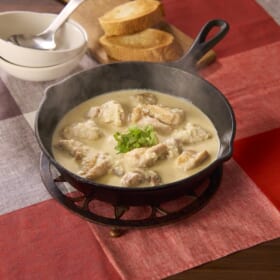 にんにく好きに作ってほしいワンパン ジョージア料理！シュクメルリ風シチュー